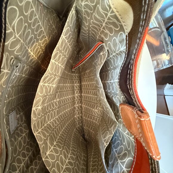 VTG Orla Kiely Large shoulder tote - Stem multicolor - Picture 10 of 13